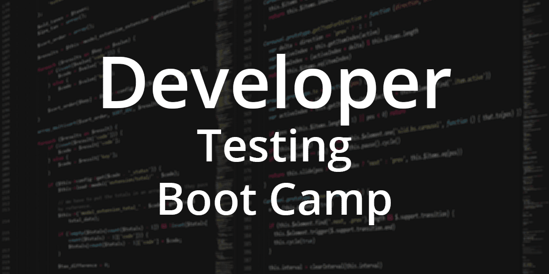 Developer Testing Boot Camp Construx