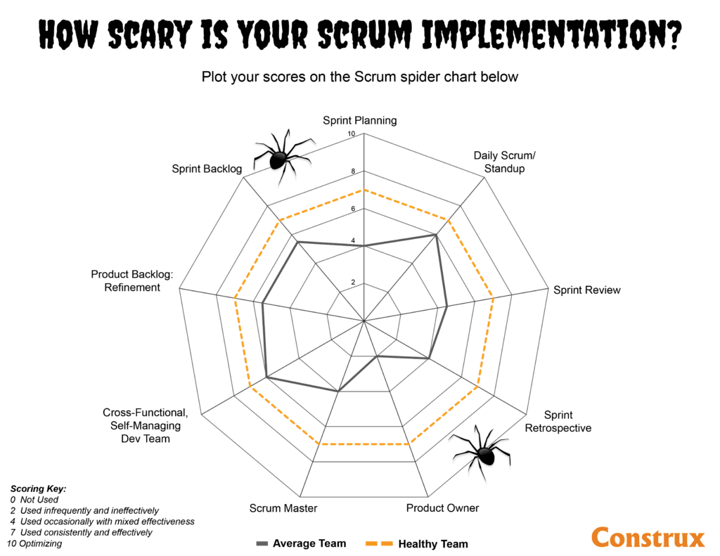 scrum spider chart