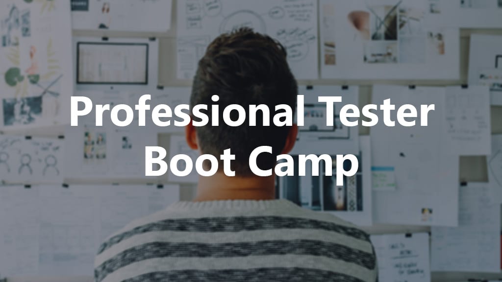 Professional Tester Boot Camp