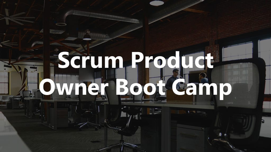 Scrum Product Owner Boot Camp