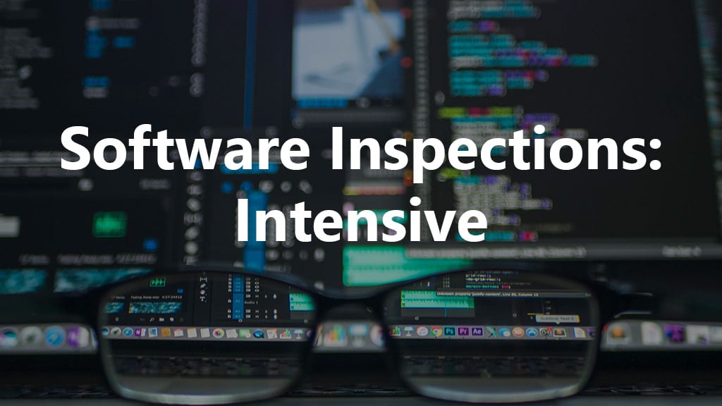 Software Inspections: Intensive